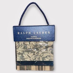 Vintage Ralph Lauren Classics Sporting Collection Fabric Sample Book 8.5"  X 7”